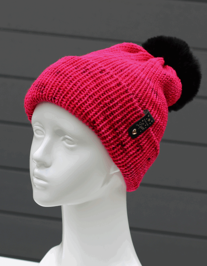 Winterbeanie Kaminfunkeln – Bild 2